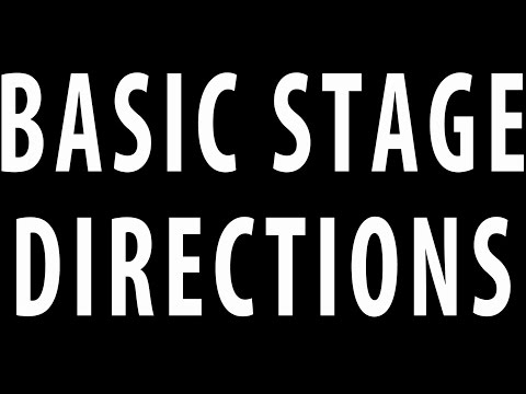 Basic Stage Directions - Live Sound Basics