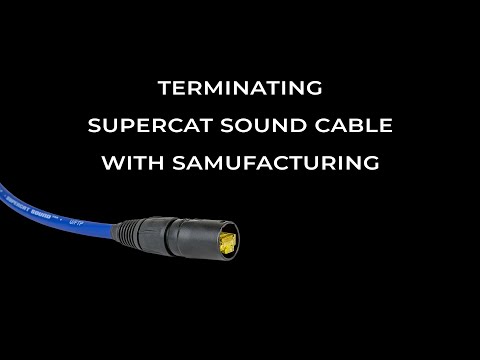 Terminating SoundTools SuperCAT Sound Cable feat. Samufacturing