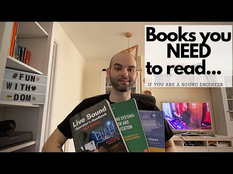 3 BOOKS YOU NEED TO READ... If You Are A Sound Engineer | Audio Tech | System Tech