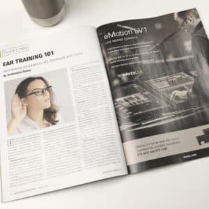 Ear Training & more in the August 2018 Live Sound International Journal