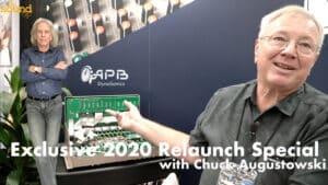 Chuck Augustowski of APB Dynasonics at NAMM 2020