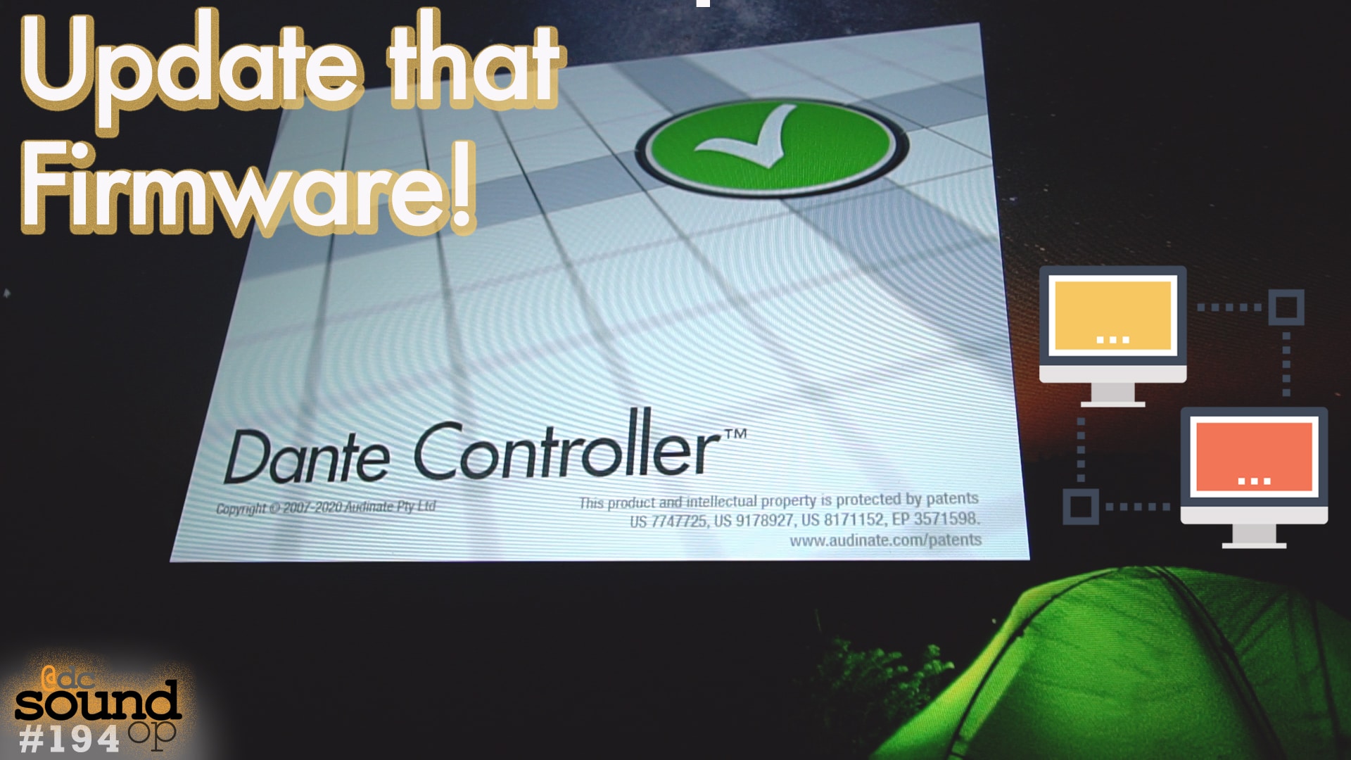 Dante firmware software updates dcsoundop