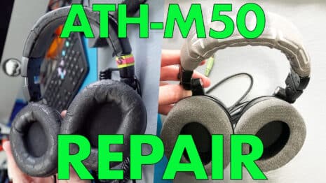 ath-m50 headphone repairs