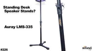 Standing Desk Speaker Stands