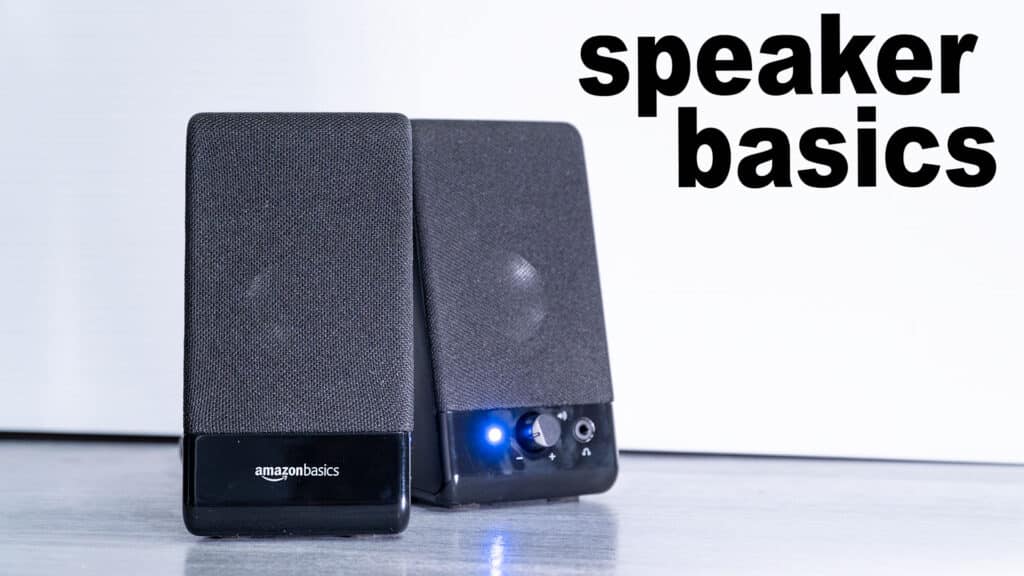 Amazon basics desktop speakers first look, thoughts and review by audio professional. 