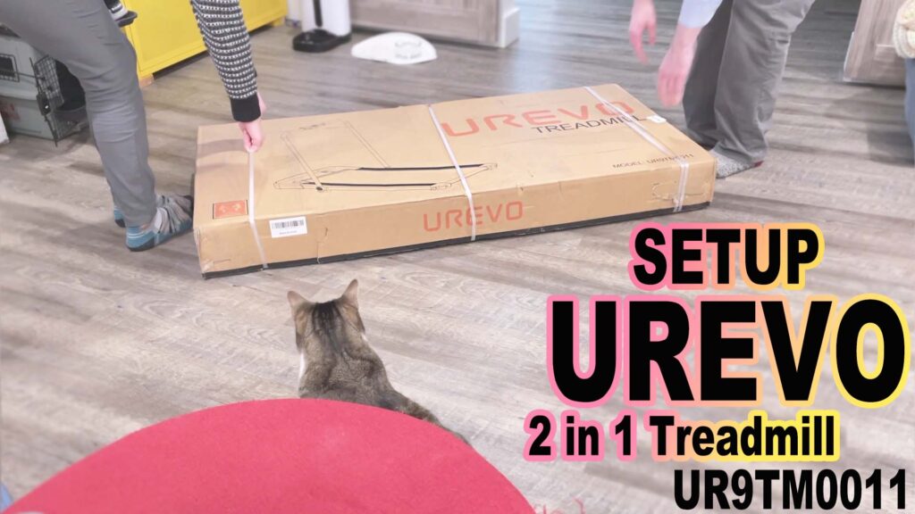 Urevo 2 in 1 Treadmill Setup & Demo