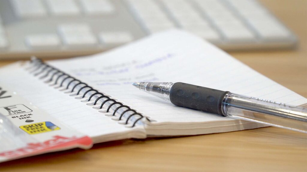 Pentel R.S.V.P. ink roller pen